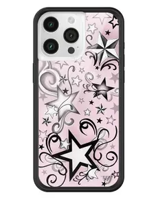 Wildflower Cases - Star Tattoo, Limited Edition iPhone Case | Accessories Durable Custom Grunge Gothic Cool Girl Pink Protective Rubber