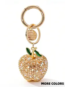 New Apple Bag Charm Pendant, Cute Fruit Keychain, Casual Style, Perfect for Women and Kids, Ideal Gift for All Seasons