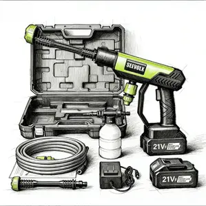 21V Cordless Pressure Washer | Your Go-To Tool for Quick & Easy Outdoor Cleaning
