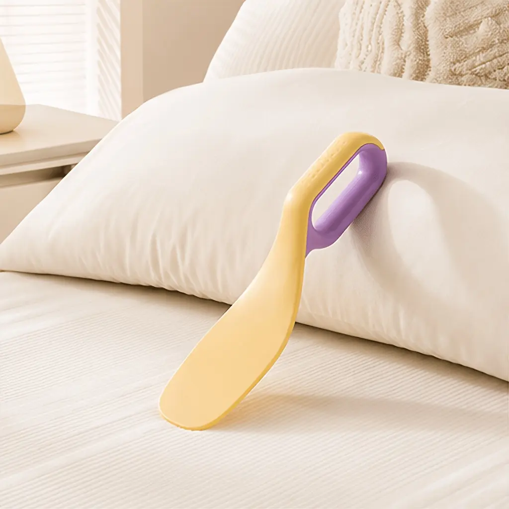 2-in-1 Mattress Lifter & Sheet Organizer, Durable Bedding Accessories, Ergonomic Bed Making Aid with Pet Hair Remover, Effortless Sheet Tucking Tool, Labor-Saving Wedge for Pregnant & Elderly, Portable Bedding Organizer for Dorm & Home