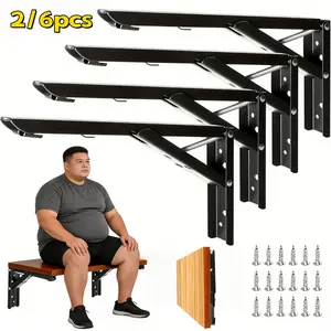 2/6 folding shelf stand, durable folding shelf stand, suitable for desktop tables, space-saving stand