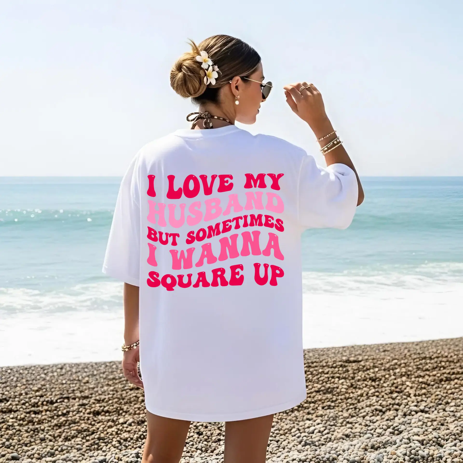 I Love My Husband But Sometimes I Wanna Square Up T-Shirt | Savage Wife Sweatshirt | Funny Marriage Hoodie