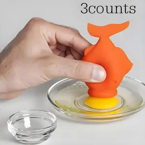 Silicone Egg Separator, 1 Count Egg Yolk & White Separator, Kitchen Gadget for Baking Cakes, Household Kitchen Egg Separator Tool, Utensils