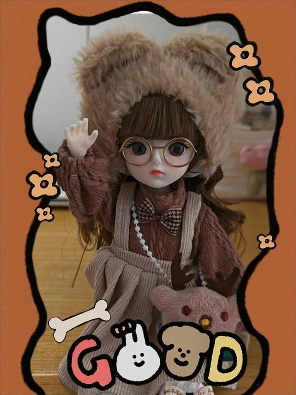 1/6 BJD Ball Jointed Blythe Smart Doll With Clothes - Anime Kawaii Myou Doll (Zongcha)