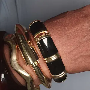 Irregular Design Cuff Bangle Fashionable Jewelry for Women & Girls, Casual All-match Accessories for Party, Daily Clothing Decor, Exquisite Jewelry for Birthday Gift, Jewellery