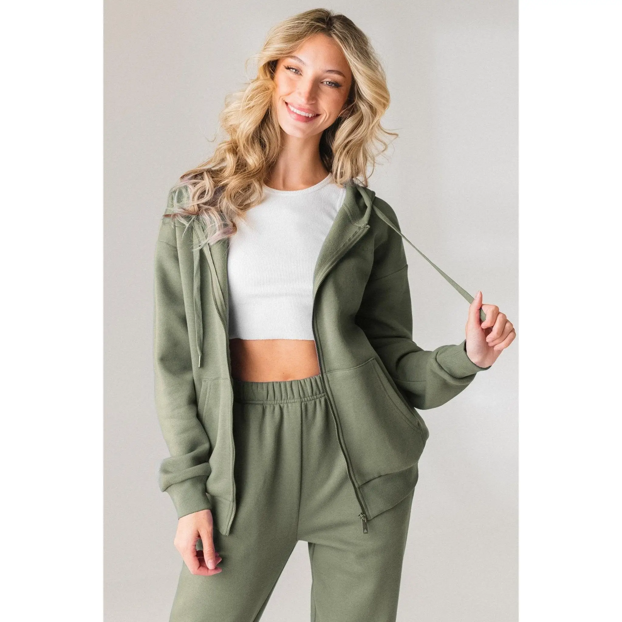 Vitality Uni Cozy Zip - Willow
