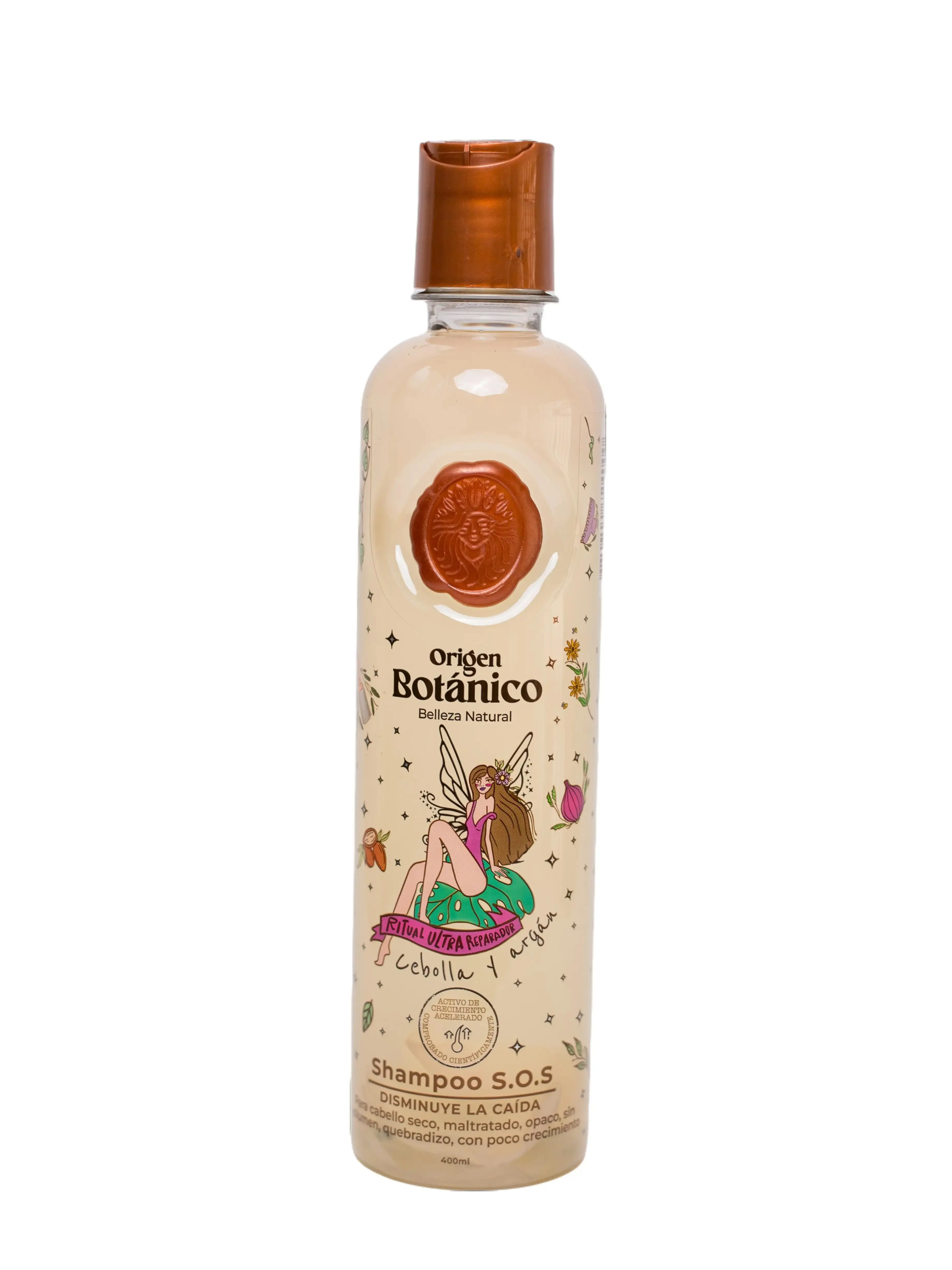 Origen Botánico Shampoo Hidratante SOS Onion and Argan 400ml for Hair Care