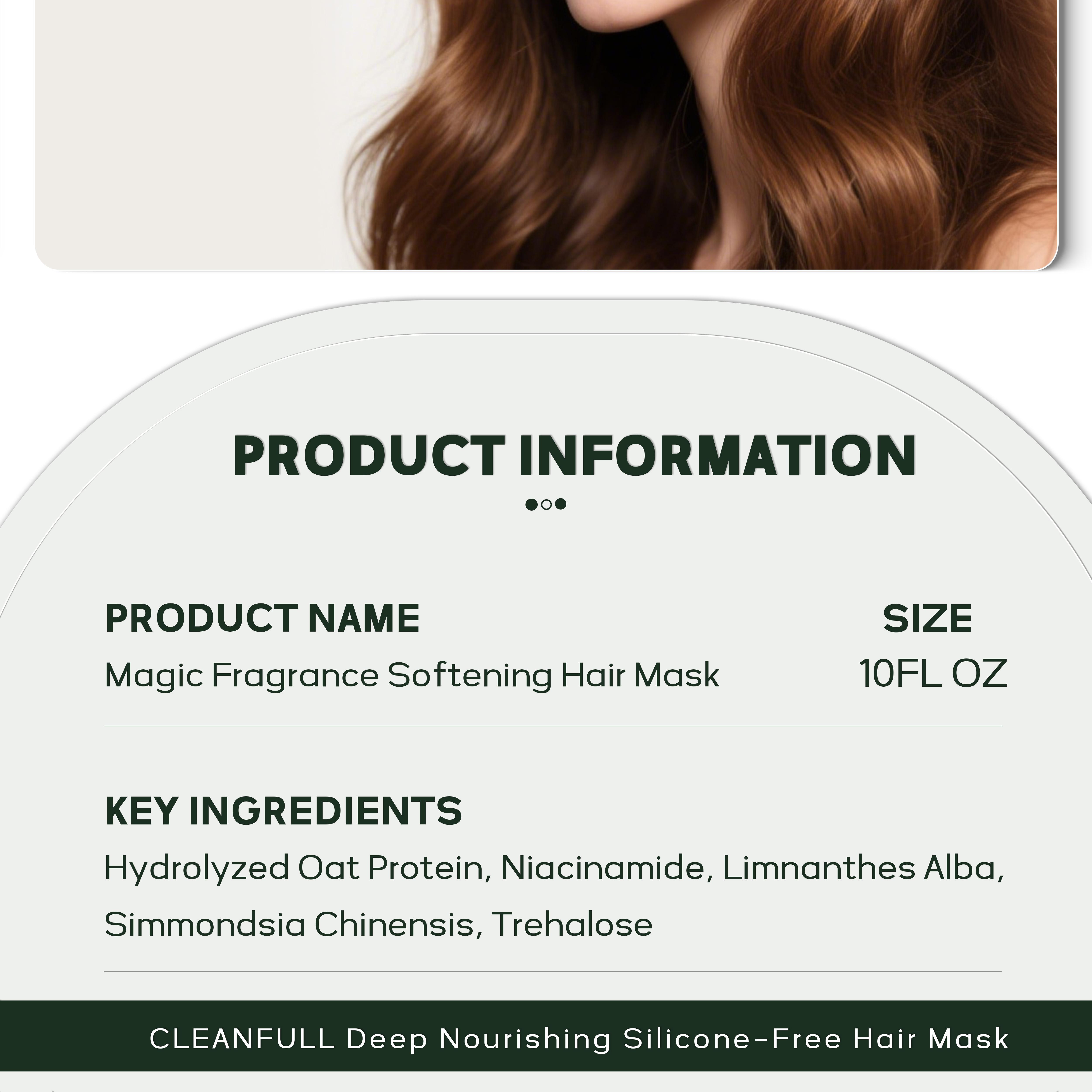 Detangle Ultra Smoothing Hair Mask, Sensitive Scalp, Silicone Free for for All Hair Types and Curls Shining Hair Deep Repair Hydration Moisturize SpringStatements