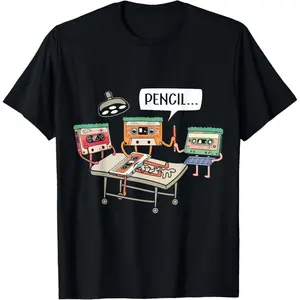 100% Premium Cotton T-Shirt Vintage Cassette Tape 80s Retro Music Lover T-Shirt