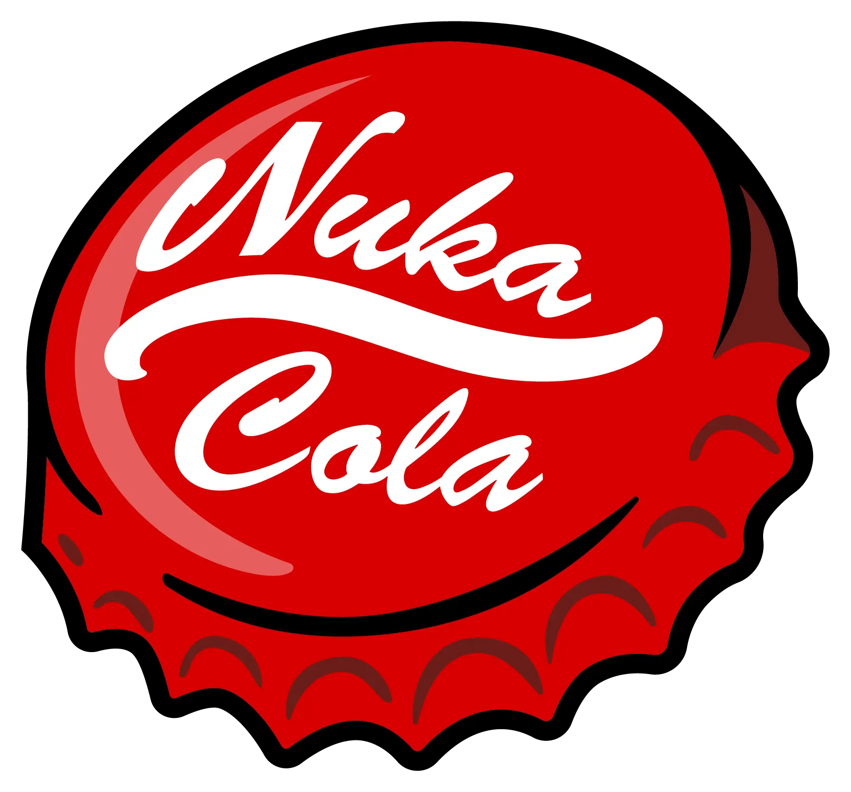 Vinyl Decal Sticker Nuka Cola Fall-Out, Rock this sticker on your water-bottle, mug, laptop, tumbler & more!
