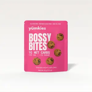 Yumkies Bossy Bites Soft-Baked Gluten-Free Keto-Friendly Mini Cookies 1G Net Carbs 120 Calories Refined Sugar Free Seed Oil Free