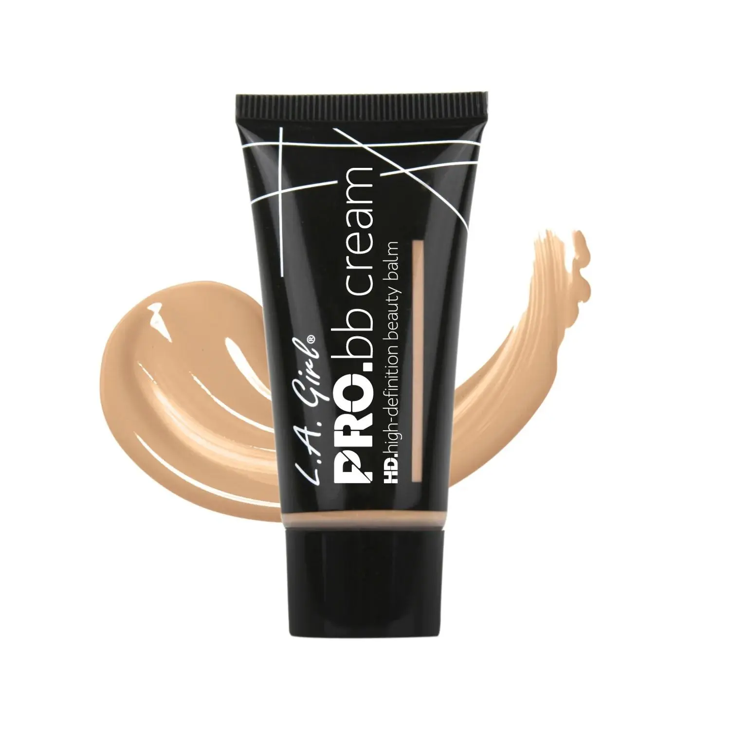 L.A. Girl PRO. BB Cream - 8 Shades, Multi-Tasking Skin Beautifier with Vitamin B3, C & E, Vegan Collagen Boosting Peptide, Fragrance-Free, Paraben-Free, 30ml