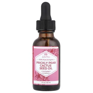 Leven Rose 100% Pure & Organic Prickly Pear Cactus Seed Oil, 1 fl oz (30 ml)