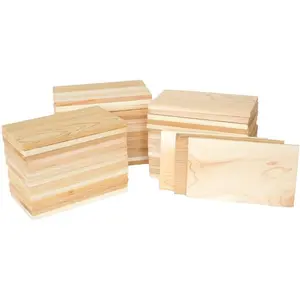 Case of 50 Small 3.5" x 7" (Plate Size) Western Red Cedar Grilling Planks - Great Size & Quantity for Restaurants, Deli's for Grilling or Cooking Salmon & More!