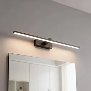 Modern LED Wall Light, Hard Wired Minimalist Line Design, Three Color Options, Suitable for Bedroom Vanity Mirror, Hallway Living Room Hanging Art Lamp