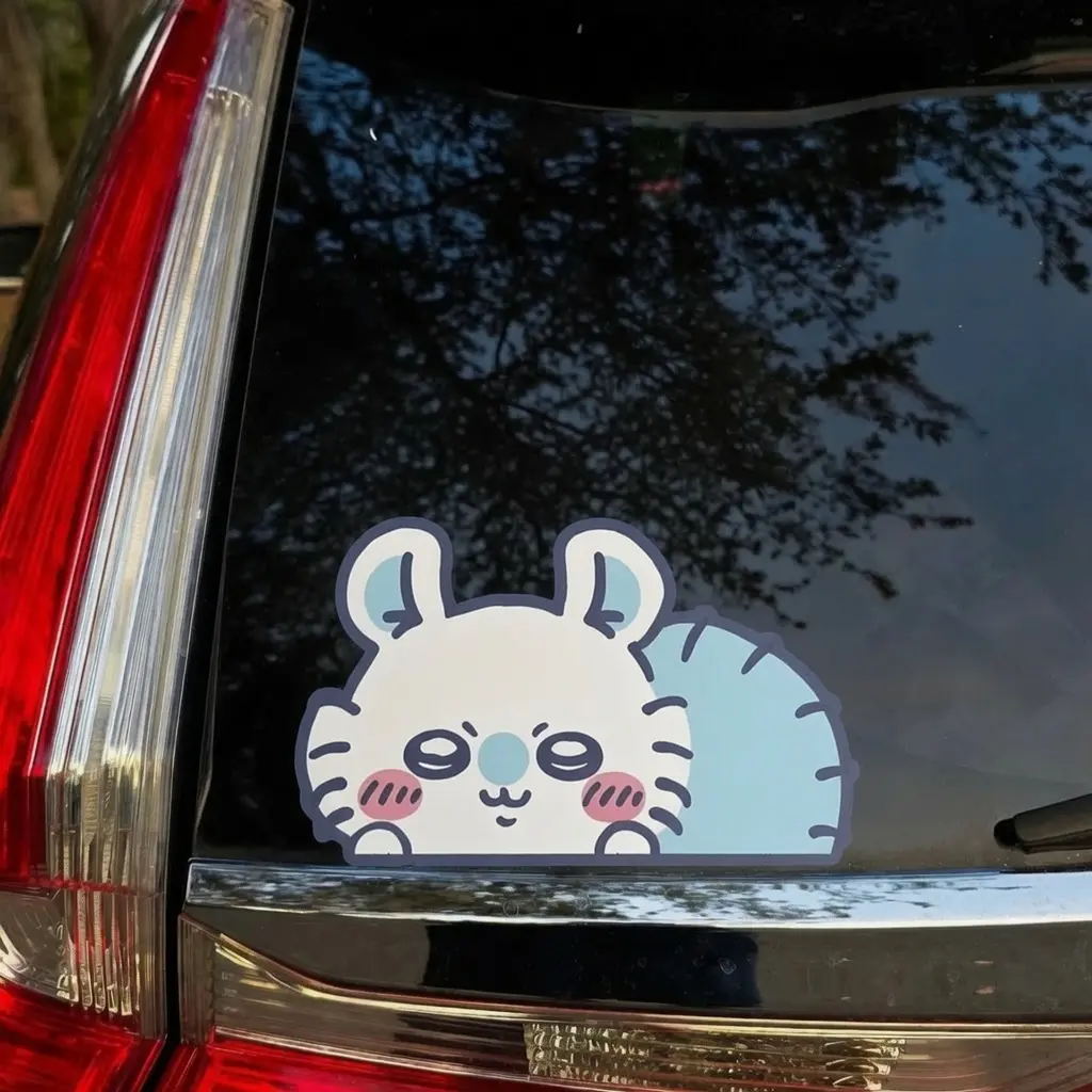 UV DTF Chii Car Sticker, Cute Car Decal For Decoration