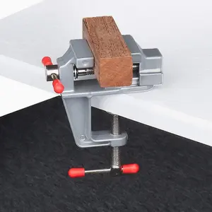 Mini Table Clamp Small Bench Vice Portable Screw Vise for DIY Mold Craft Repair Hobby Jewelry Model Making Work Bench