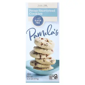 Pamela's Products Pecan Shortbread Cookies, 6.25 oz (177 g)