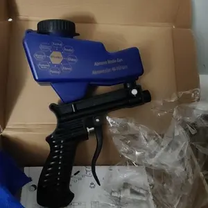 Gravity Sandblasting Gun, Pneumatic Sandblasting Set, Rust Blasting Device Adjustable Blasting Machine, Pneumatic Blasting Gun Set, Professional Car Body Repair Tool for Car Repair, Heavy Duty