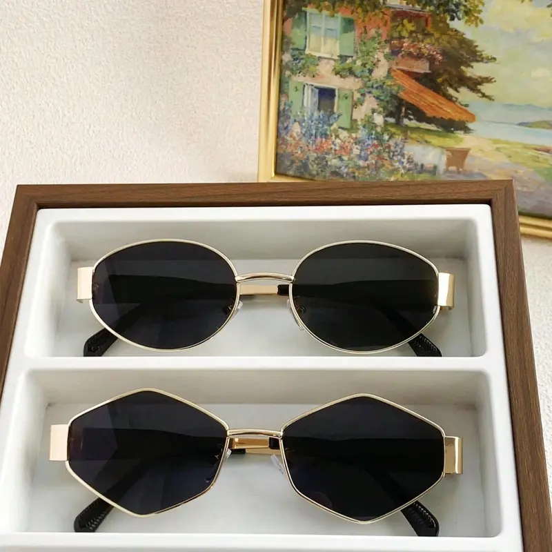 Women's Vintage Sunglasses, Trendy Casual Sunglasses for Everyday Use, Fashion Accessories for Outdoor Activities, Sunglasses Set, Fashion Sunnies, Trending Glasses