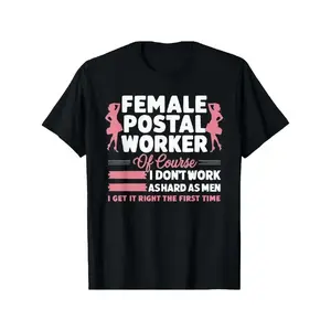 [Mail Carrier T-Shirt for Women] Postal Worker Mail Lady Post Officer Mail Carrier Mail Woman T-Shirt