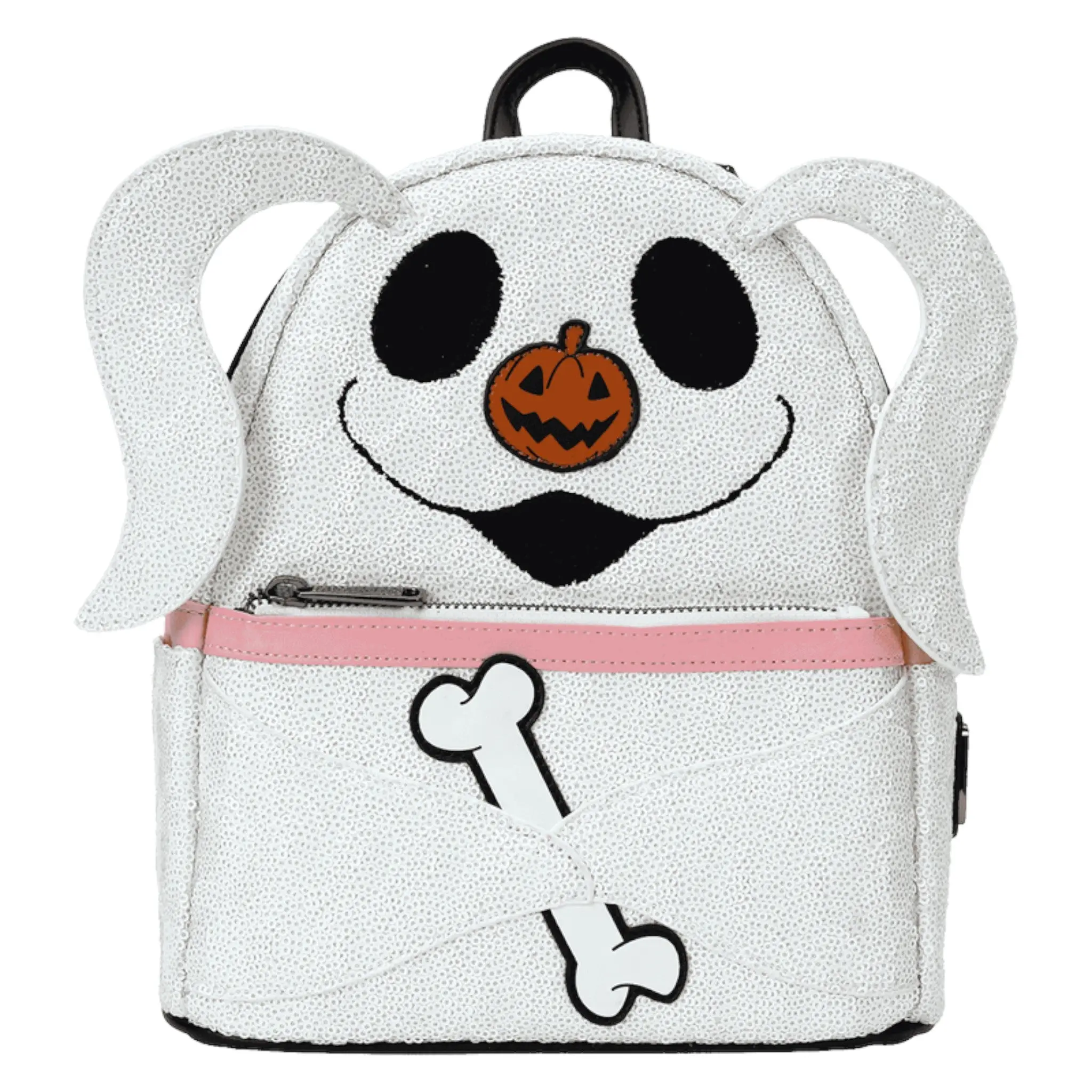 Loungefly The Nightmare Before Christmas Exclusive Zero Sequin Cosplay Glow Mini Backpack