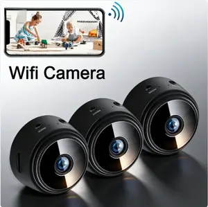 A9 Mini 1080P HD Wireless Security Camera with Night Vision, Motion Detection & Wi-Fi Remote View, Indoor Outdoor Smart Home Monitor