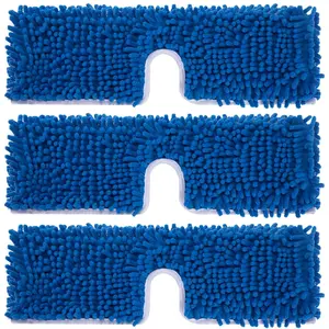 3 Pack Mop Heads Replacement Compatible for Oceda Dual-Action Flip System, Dry and Wet , Chenille Double Sided Mop Refills  for  Hardwood Floors