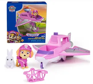 PAW Patrol: Air Rescue Skye Action Figure & Hero Claw Jet Plane with Retractable Claw, Rescue Basket & Bunny, Kids Toys for Boys & Girls Ages 3+
