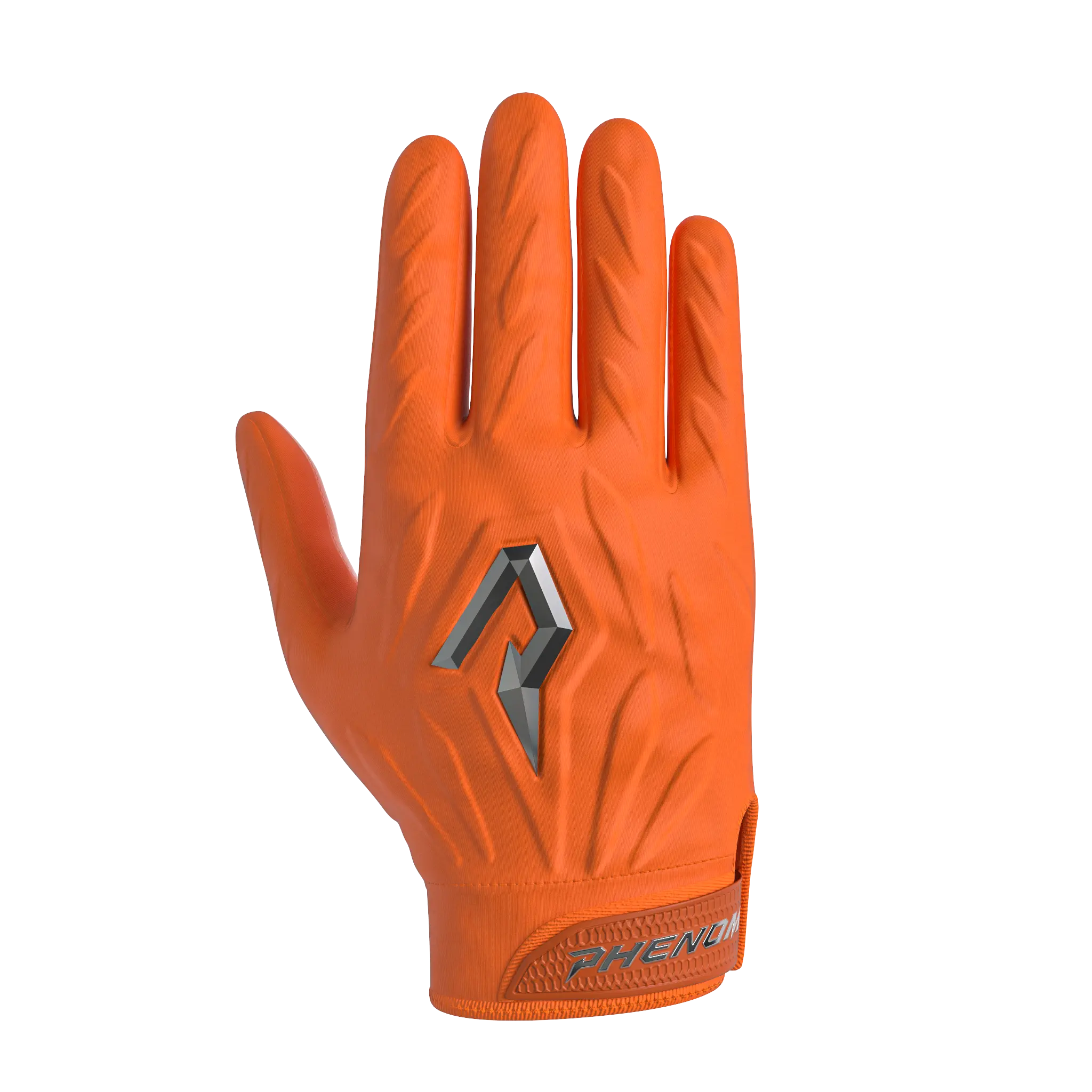 Phenom Elite Quantum Fierce Adult Padded Football Gloves - Orange