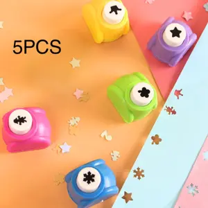 5pcs Random Pattern DIY Embossing Tool, Scrapbooking Set, Handmade Stamps, Card Punches, Border Molds, Gift Press Mold