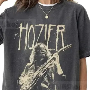 Vintage Hozier Shirt Funny Meme Unreal Unearth 2024 Classic T-shirt Cotton, Gift For Him,/Her;Trendy Looks