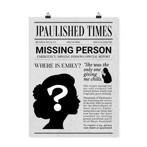 Missing Emily Poster