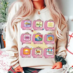 Channel Movie Television T-Shirt, Family Matching Shirt, Channel High School Musical Hannah Montana Lizzie McGuire W