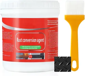Rust Conversion Agent 300g, Multi-Functional Anti-Rust , Water-Based Metallic , Rust Remover for Metal,Universal Anti-Rust  Rust Removal Conversion Agent (Black)