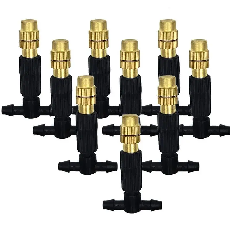 Garden Automatic Drip Irrigation Kit, Efficient Leak-Proof Outdoor Misting Cooling Water System, Quick Easy Setup Watering Equipment for Patio Lawn Flower Beds and Greenhouse Plant Care