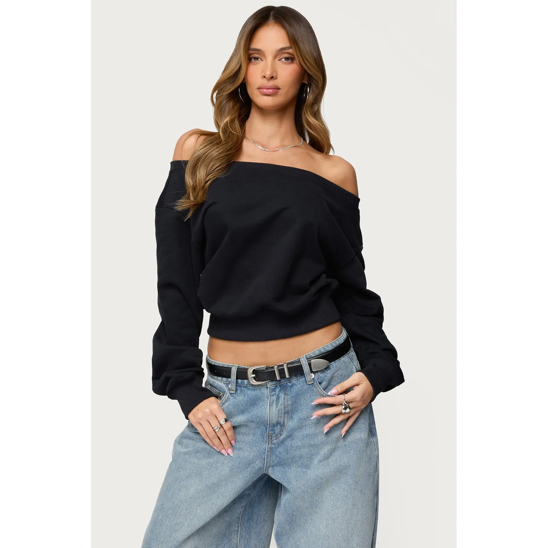 Christy Off Shoulder Sweatshirt