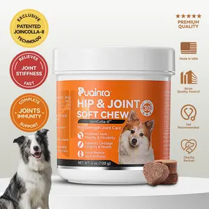Puainta Joint Supplement for Dogs, JoinColla-II Collagen for Dogs dog Hip and Joint Supplement Dogs Chew MSM Turmeric Glucosamine Chondroitin for Dogs Small Medium Large Breed Dog Supplements