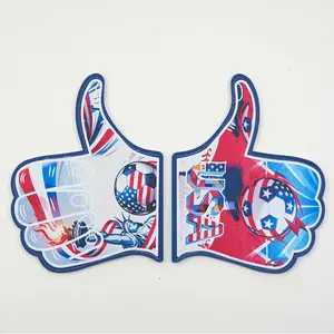 New In Stock EVA Foam Cheerleading Gloves Thumbs Up Design Atmosphere Hand Clappers For Sports Events Concerts Birthday Parties