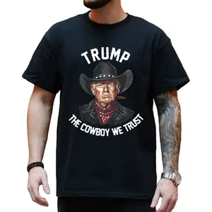 The Cowboy We Trust Tee, Trump Shirt, Make America Great Again, Republican Shirt, White House Trump 2024 Sweatshirt, Daddy's Home Sweatshirt