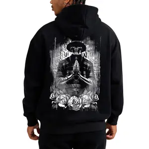 Barrio Ink Chicano Hoodie T-Shirt Sweatshirt Gangster Lettering Lowrider Roots Old School Style Raza Spirit Streetwear Cotton Fabric Oversized Tee Unisex Vintage Men'swear