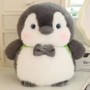 Soft Fat Penguin Plush Stuffed Toy Cute Couple Penguin Fur Doll Toy Home Decoration Toy Birthday Gift