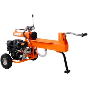Hardware Log Splitter Portable 20 Ton Auto Return Ram System Gear Pump 7HP Engine Horizontal Full Beam Steel Wedge Firewood Splitting Forestry Harvesting,EPA compliant, Orange Color