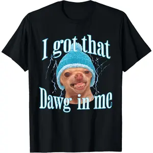 Funny Winter Chihuahua Meme T-Shirt