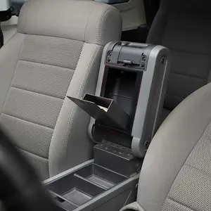 For 2007-2010 Jeep Wrangler JK Center Console Armrest Pad Storage Box Insert