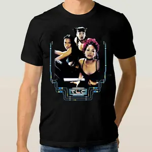 TLC Vintage 90s R&B Band T-Shirt – Hip Hop Girl Group Graphic Tee, Unisex Retro Shirt