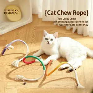 Catnip Chew Rope Toy for Indoor Cats and Kittens | Interactive Play Toy for Daily Fun and Activities