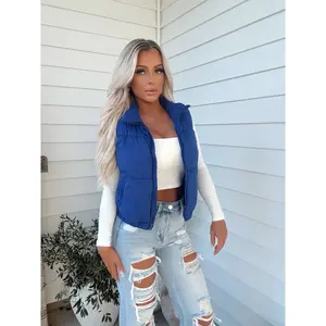 Blue Crush Puffer Vest