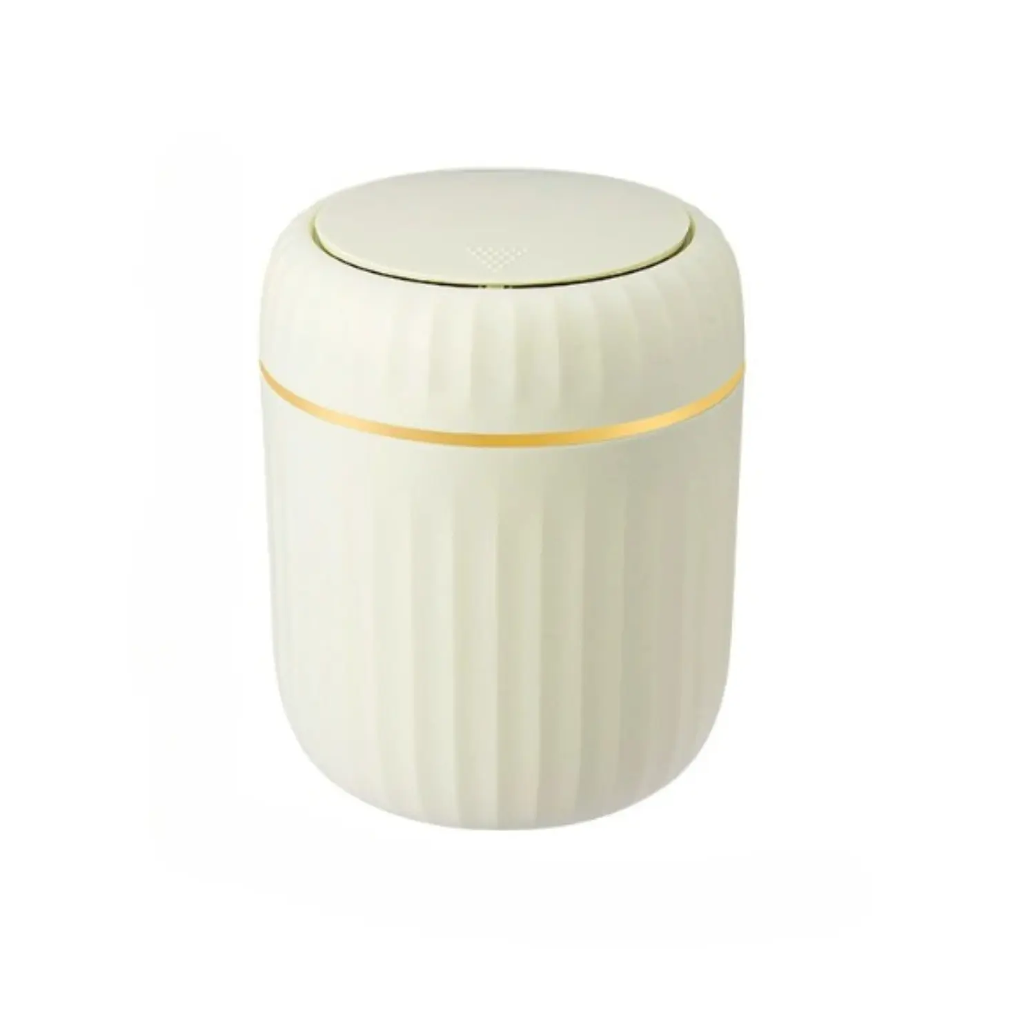 PrimPick Convenient Tabletop Waste Container Trash Can with Lid ABS Bin Rubbish Bin for Office Desks and Bedrooms Decors Home Supplies