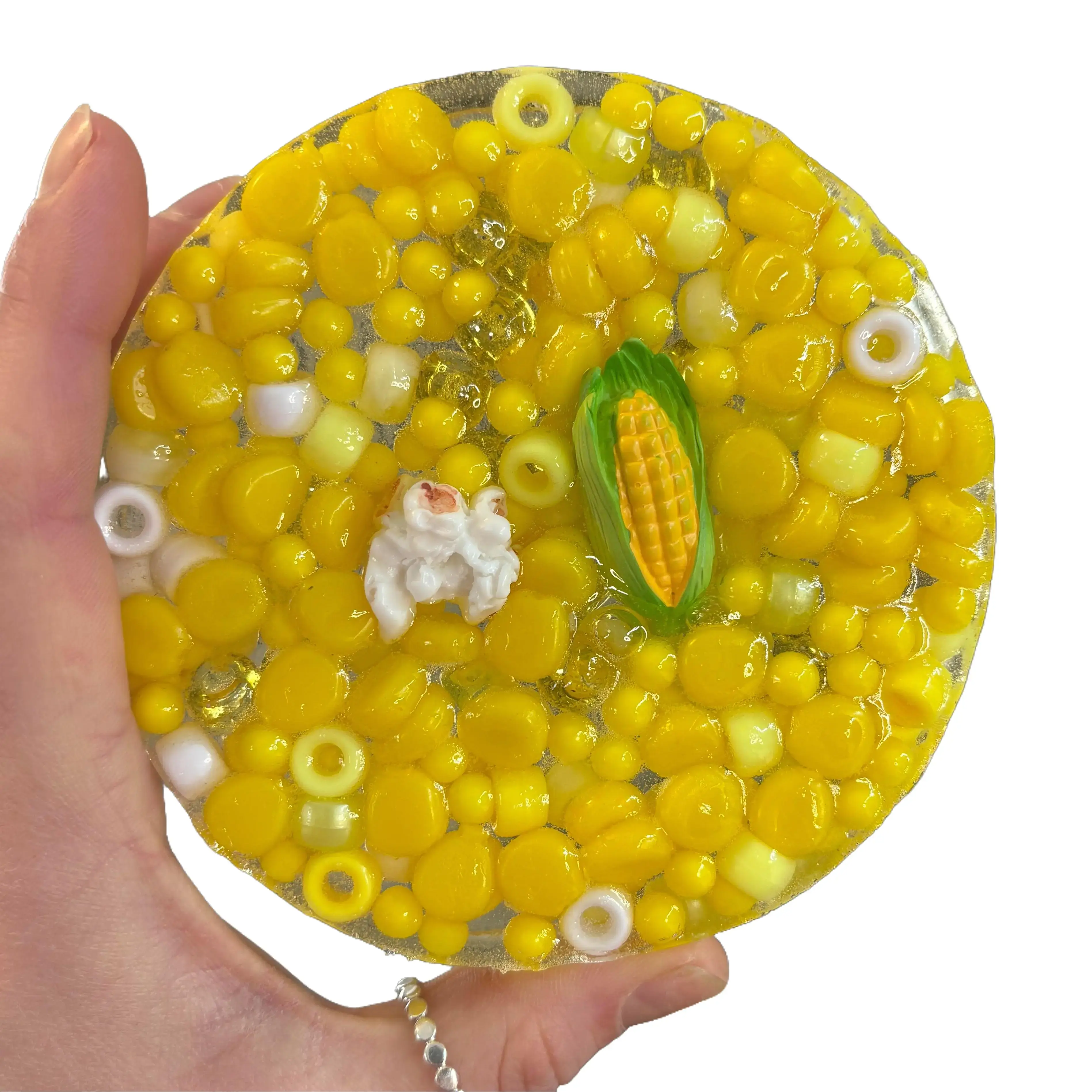 Reusable Picky Pad Shuck Yeah Pick Limited Edition Handcrafted Biodegradable Remelts 30+ Times Colorful Beads OT Friendly Calming Sensory Fidget for Focus